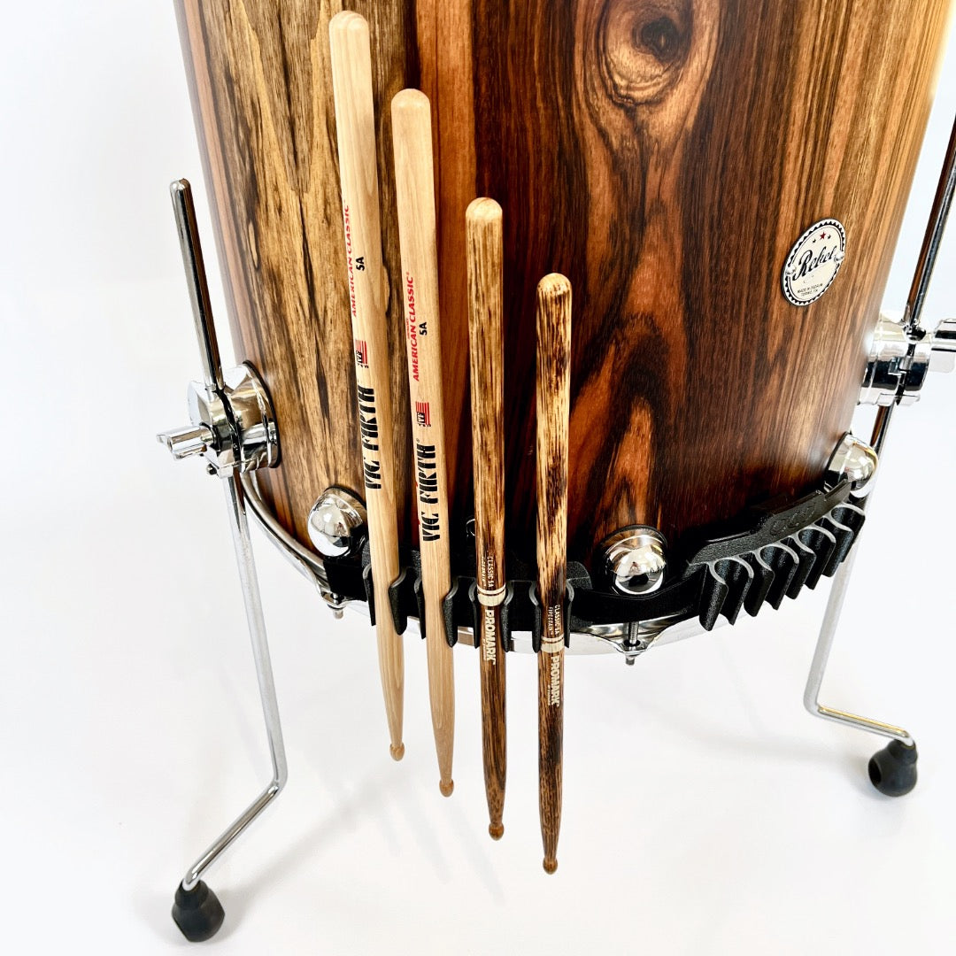 GrooveMate - Otter Custom Design -drum sticks holder.- floor tom drum stick holder