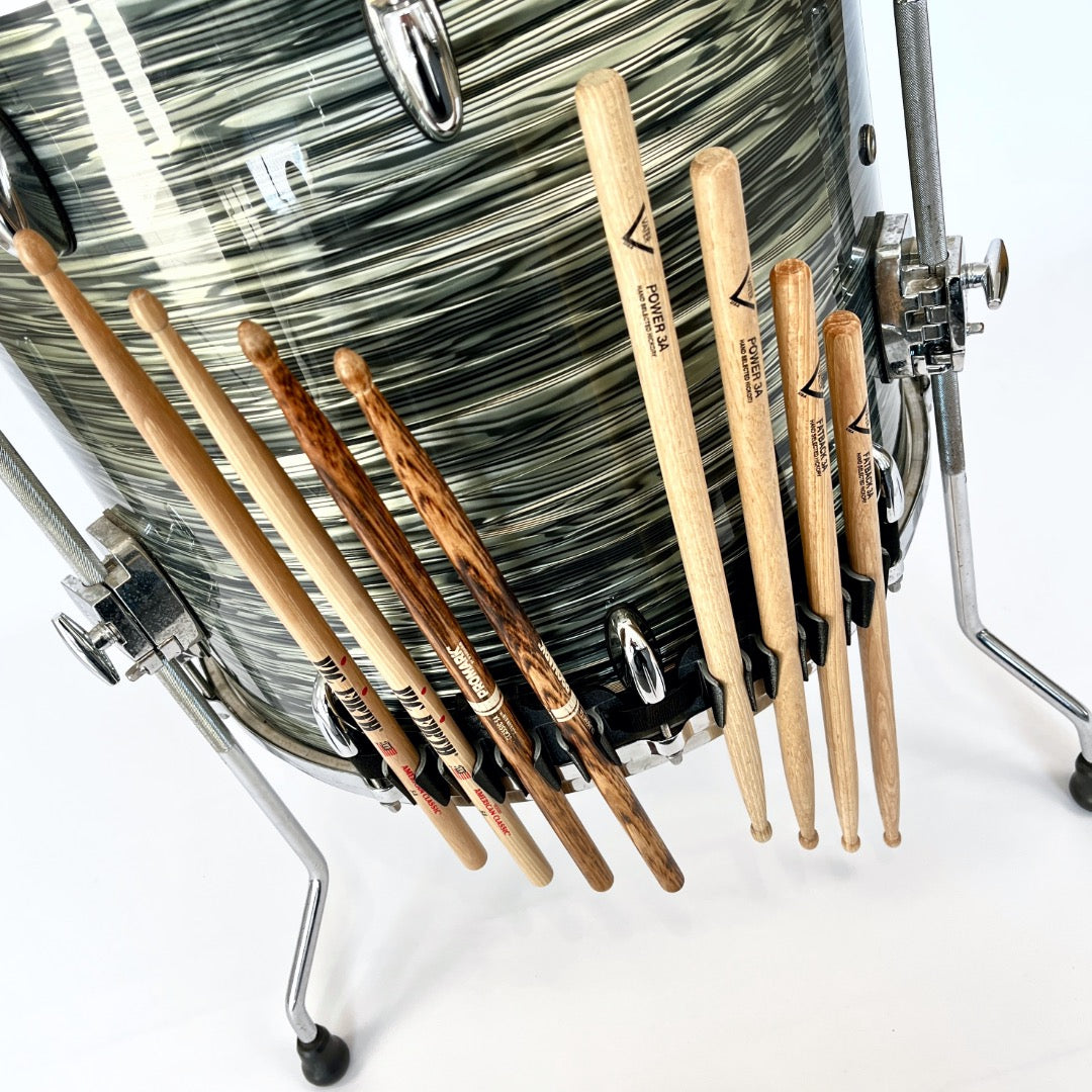GrooveMate - Otter Custom Design -drum sticks holder.- floor tom drum stick holder 