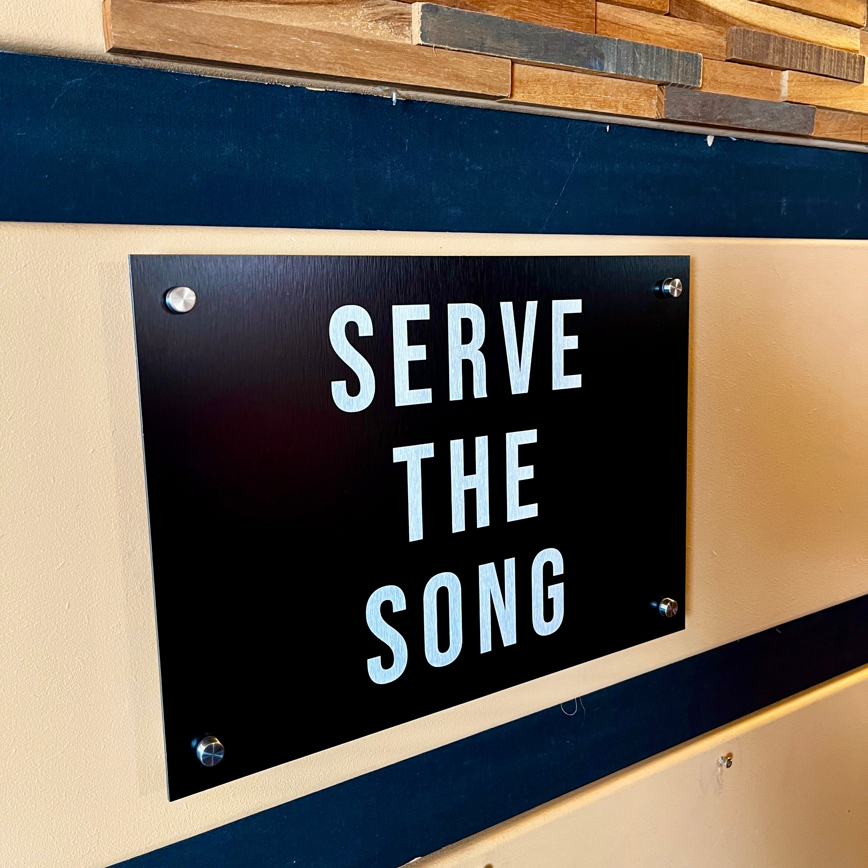 DRUM CODE SERIES - SERVE THE SONG - Otter Custom Design - Otter Custom Design