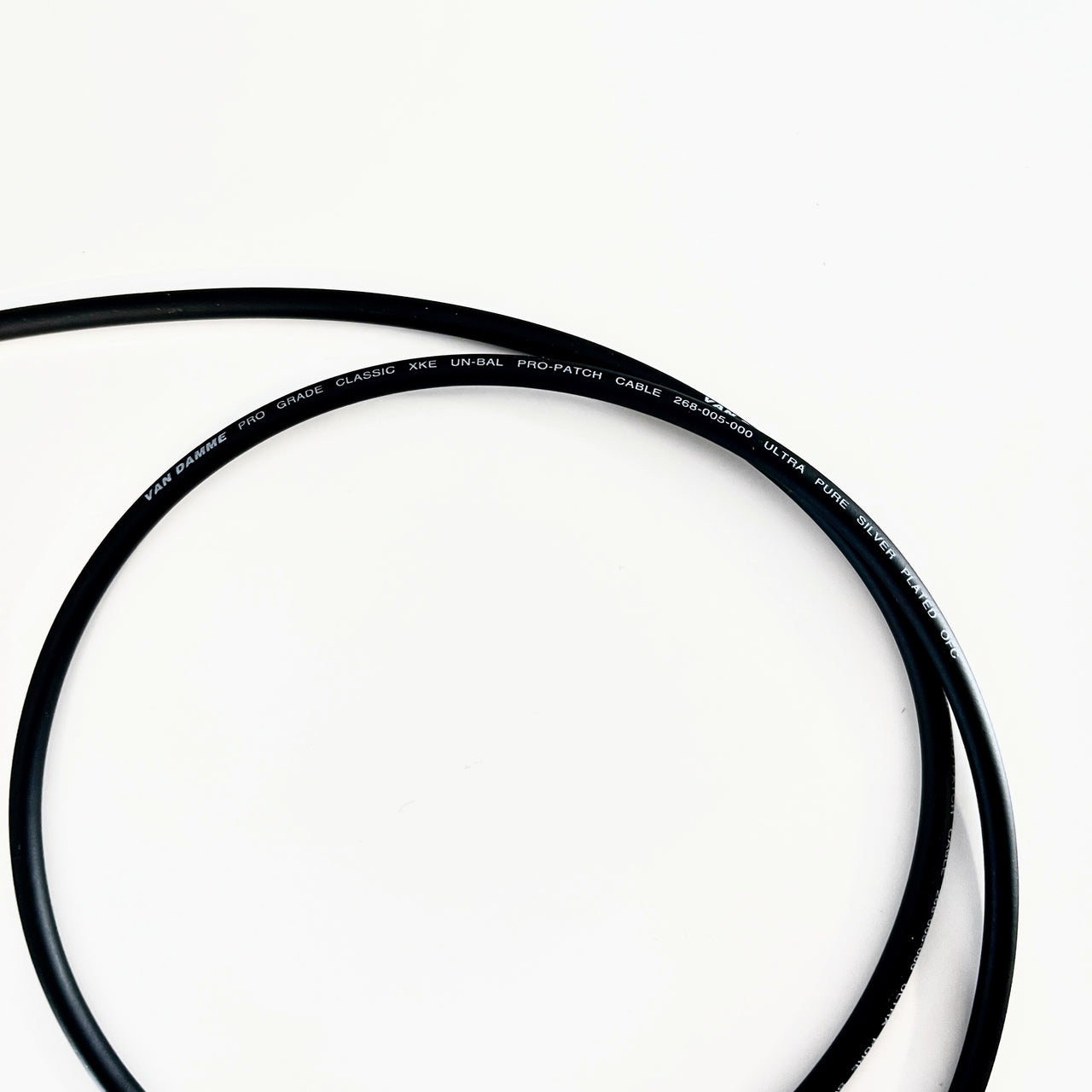 Van Damme XKE Mono Patch Cable for NanoPlug Jacks - Per Meter