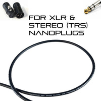 Thumbnail for Van Damme XKE Stereo Patch Cable for NanoPlug XLR & Jacks - Per Meter