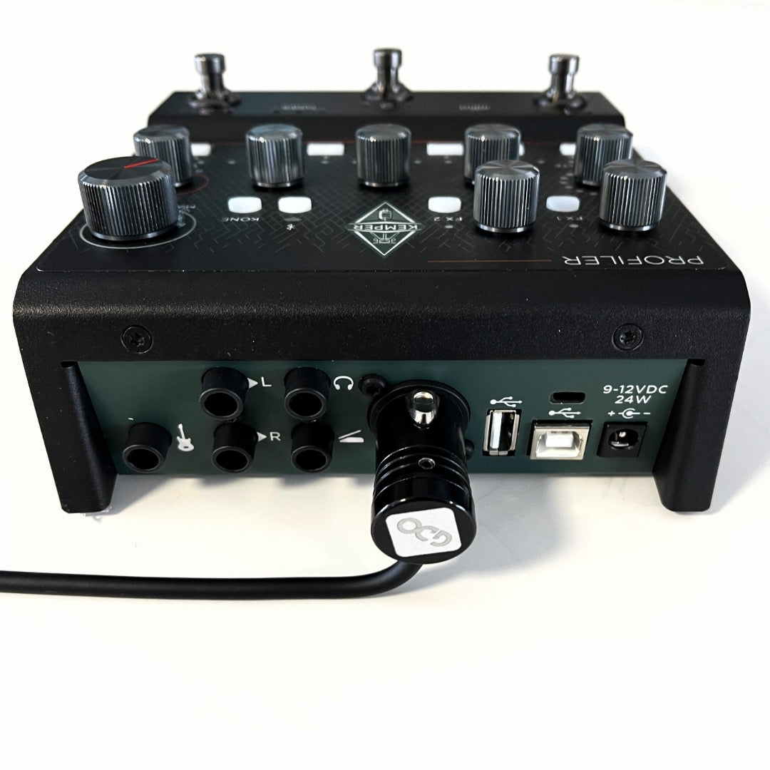 Compact angled XLR NanoPlug for guitar pedals, drum in-ear monitors, and professional audio gear