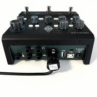 Thumbnail for Compact angled XLR NanoPlug for guitar pedals, drum in-ear monitors, and professional audio gear