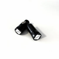 Thumbnail for NanoPlug compact angled XLR male to female adapter, low-profile audio connector for tight spaces