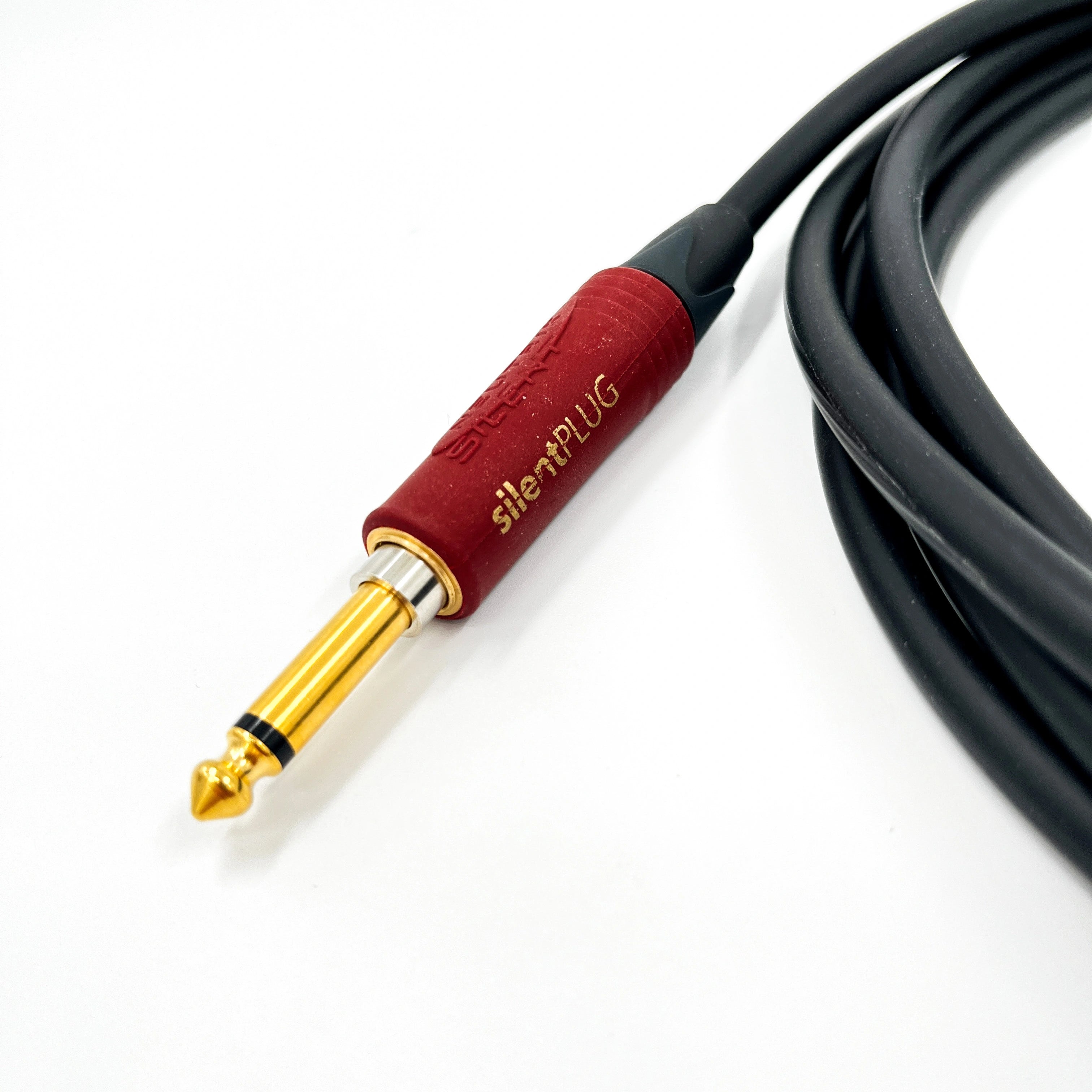 Premium Guitar Cable (Silent Plug) - Otter Custom Design - Otter Custom Design